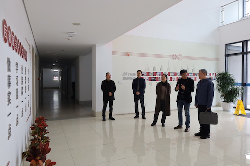 参观后勤文化墙